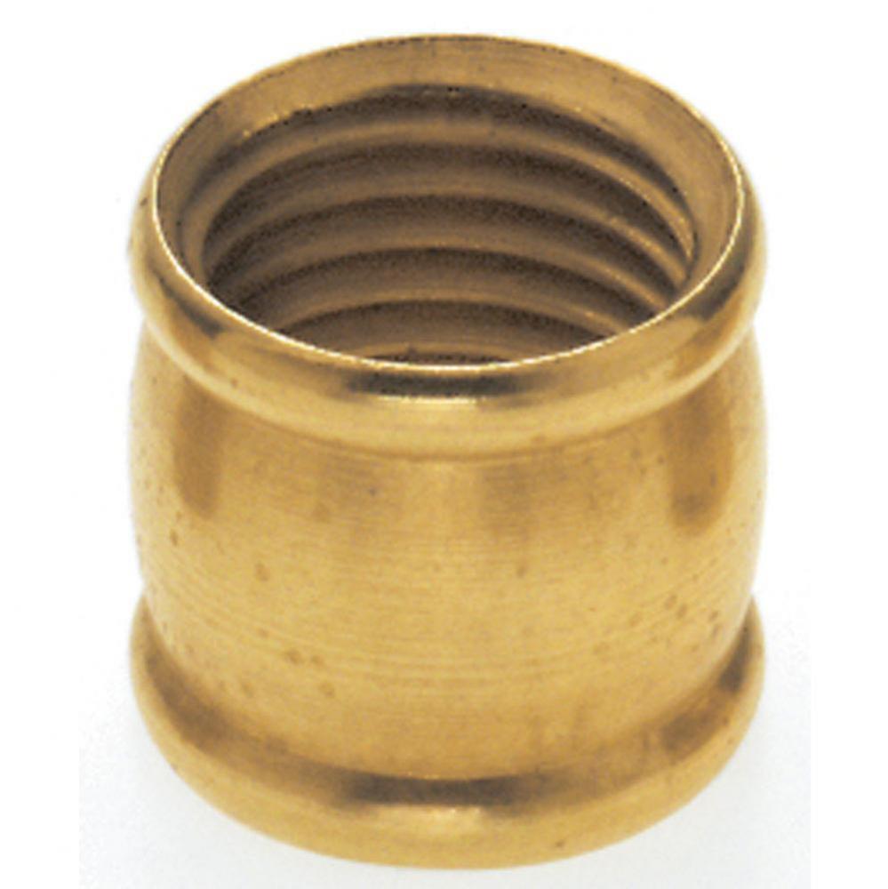 Brass 1/4 IPS Coupling