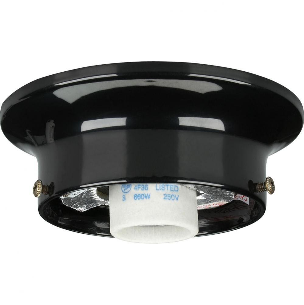 3-1/4'' Black Wired Holder