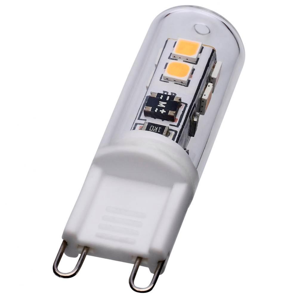 2 Watt T4 LED - Clear Finish - G9 Base - 3000K - 120 Volt