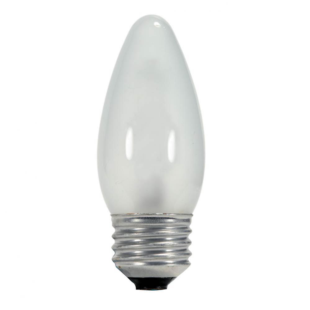 43 watt; Halogen; Torpedo; Frosted; 1000 Average rated hours; 750 Lumens; Medium base; 120