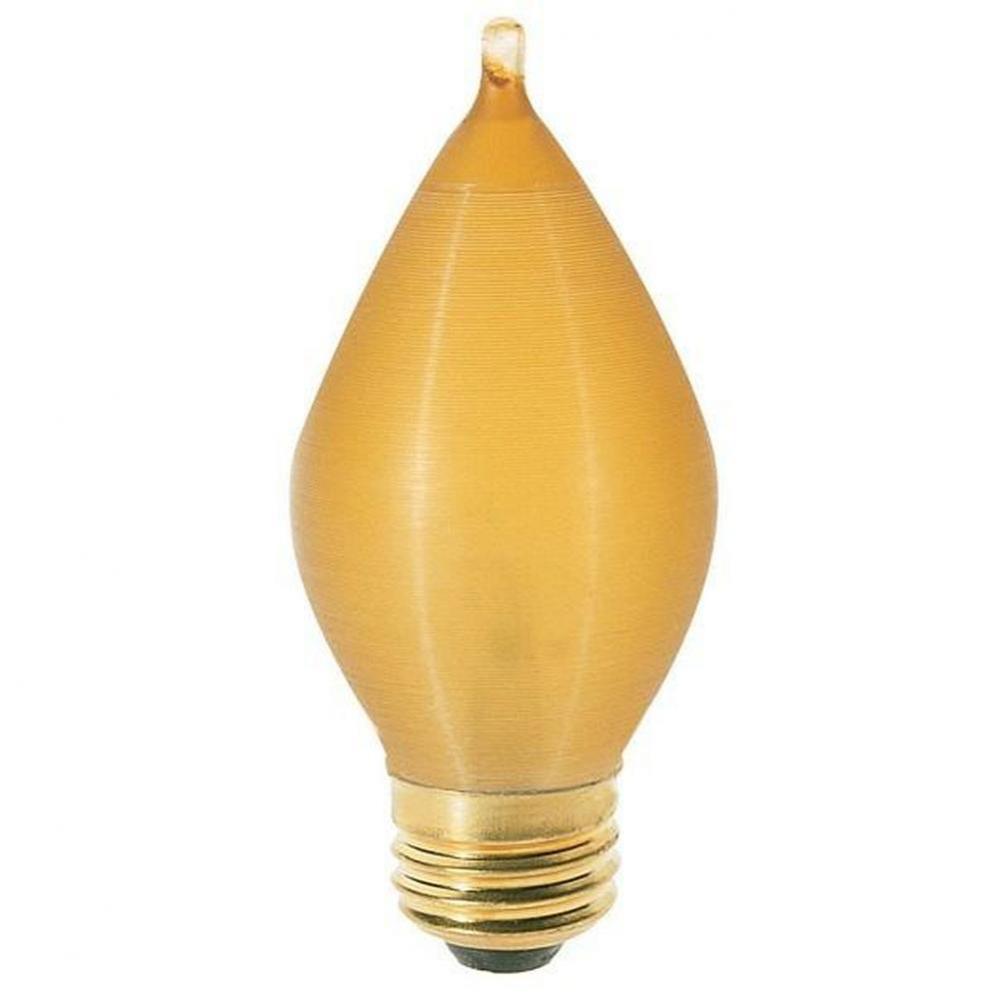 40W C-15 SATCO-ESCENT AMBER