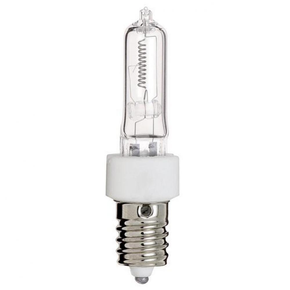 100 watt; Halogen; T4; Clear; 2000 Average rated hours; 1700 Lumens; European base; 120