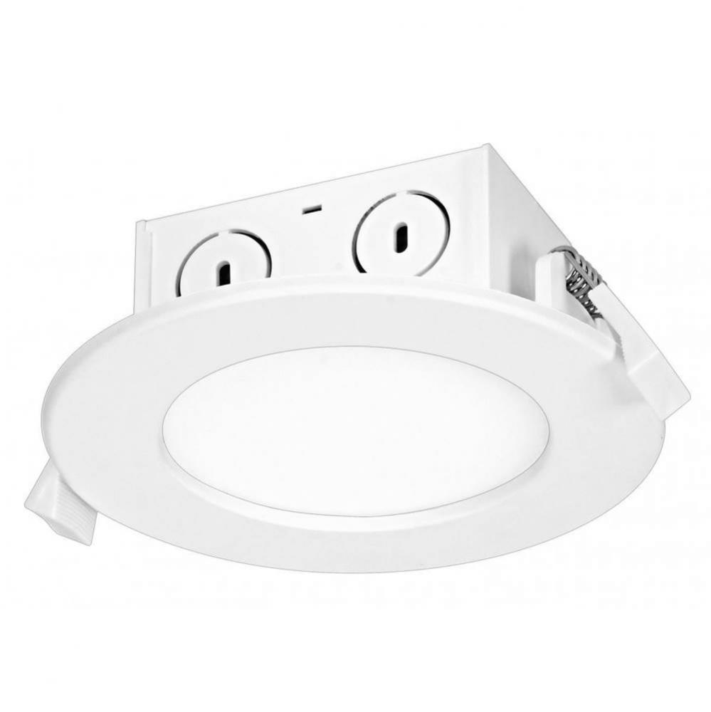 8.5 W LED Direct Wire Downlight, Edge-lit, 4'', 2700K, 120 V, Dimmable