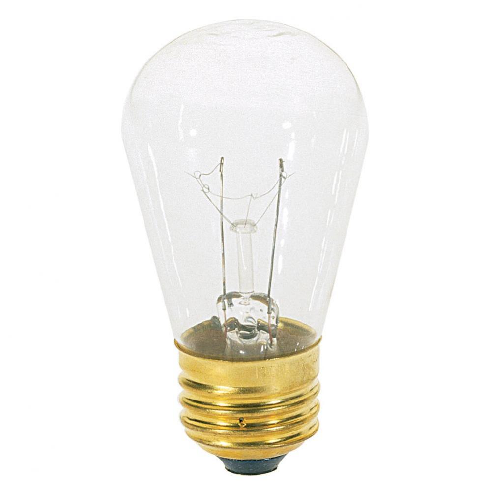 11S14 MED BASE CLEAR 130V