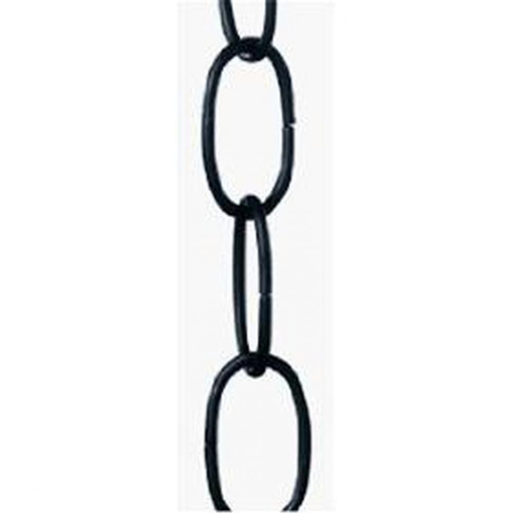 1 Yd Black Finish Oval Chain