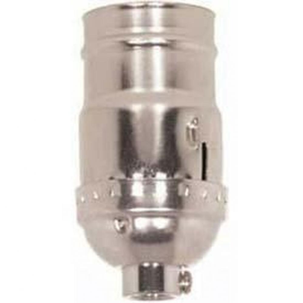 Brite Gilt Finish 3 Way Keyless Socket 1/8 Cap