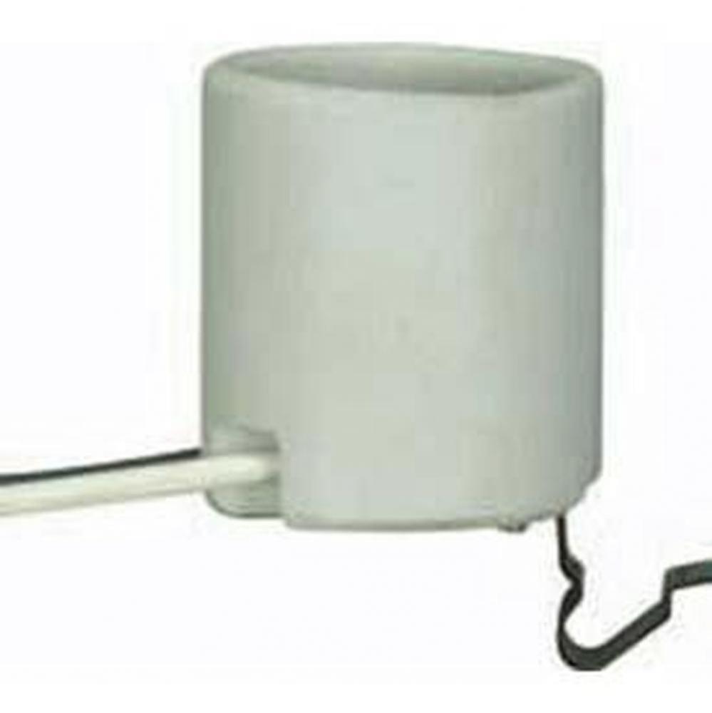 Medium Porcelain Socket A16 Met Clip 12'' L
