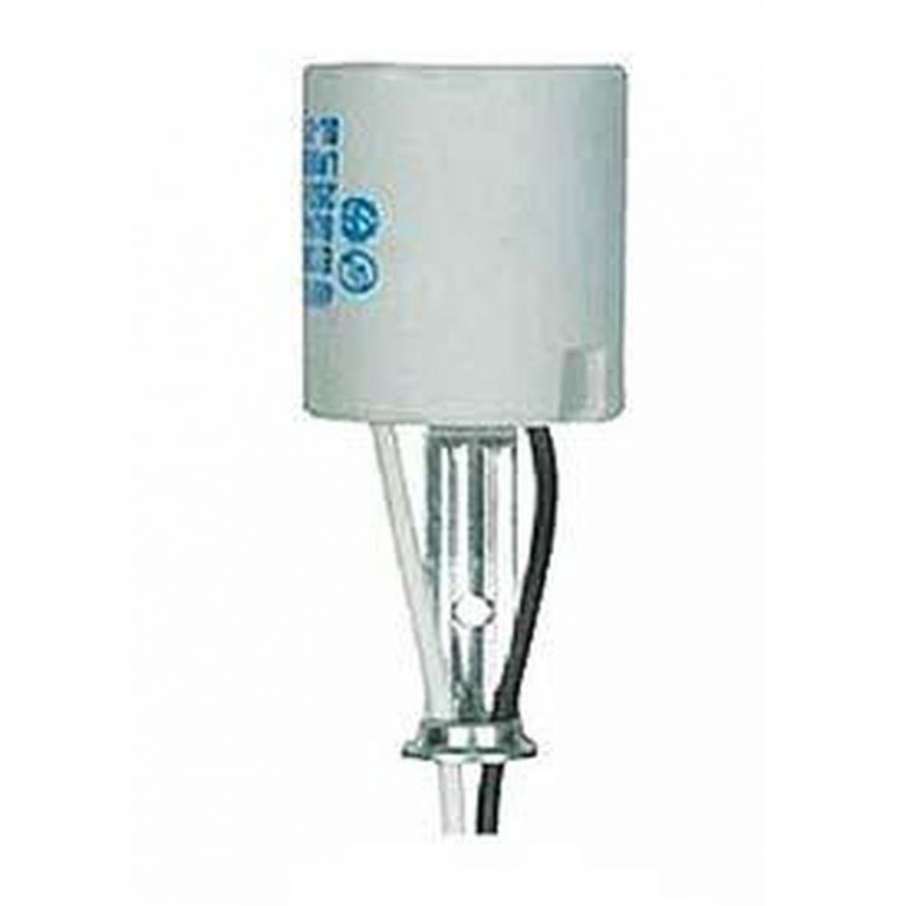 Medium Porcelain Socket Z38.0 BKT 18'' Lead