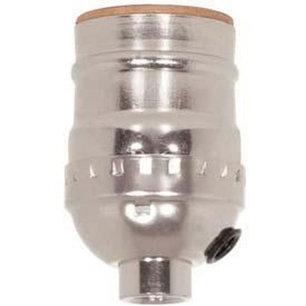 Nickel Keyless Socket with Side Out