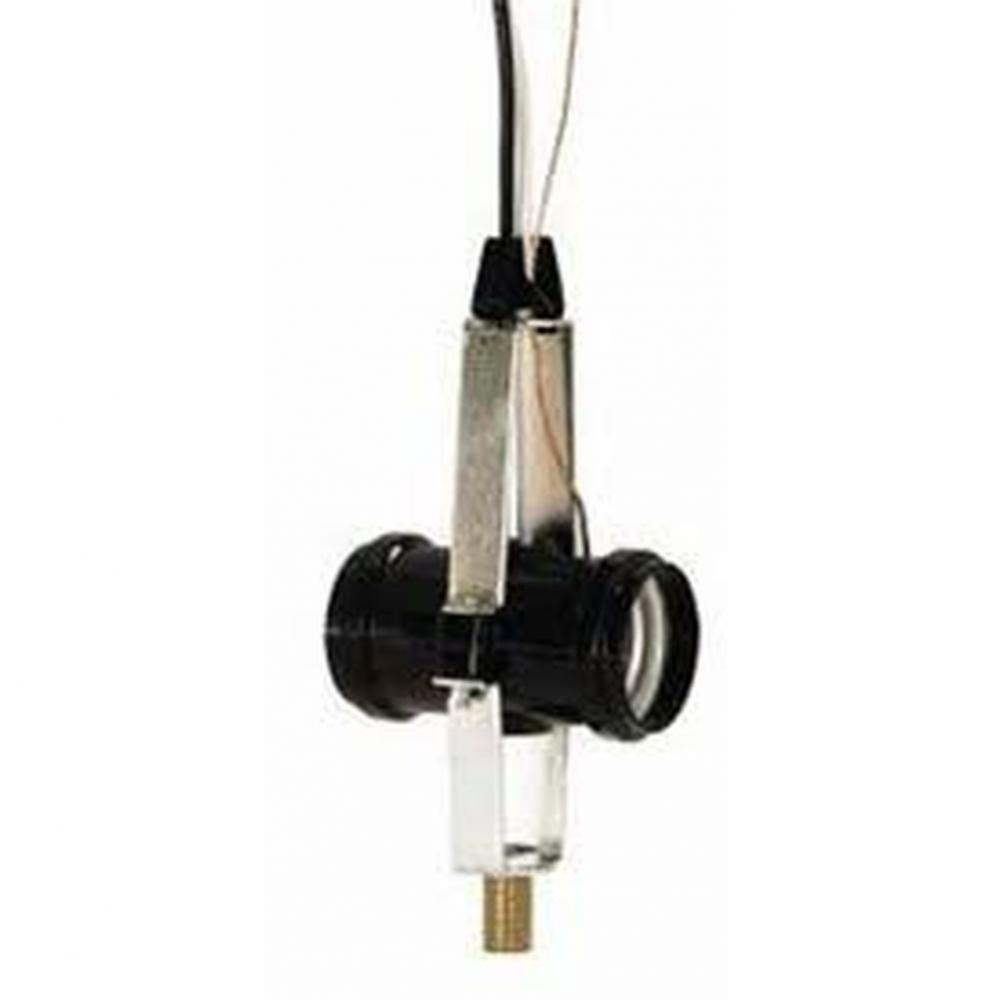 Twin Phenolic Socket 12'' Leads with Ground