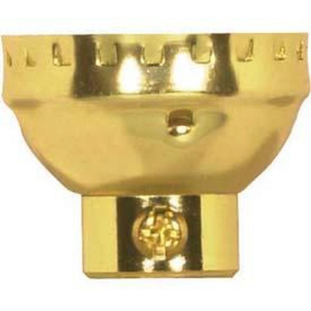 Brite Gilt Alum 1/4 IPS Cap with SS