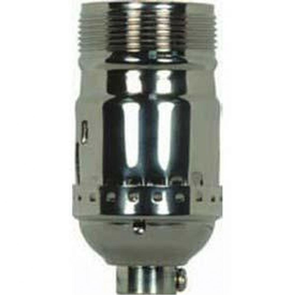 Polished Solid Brass Keyless Socket Term Screw