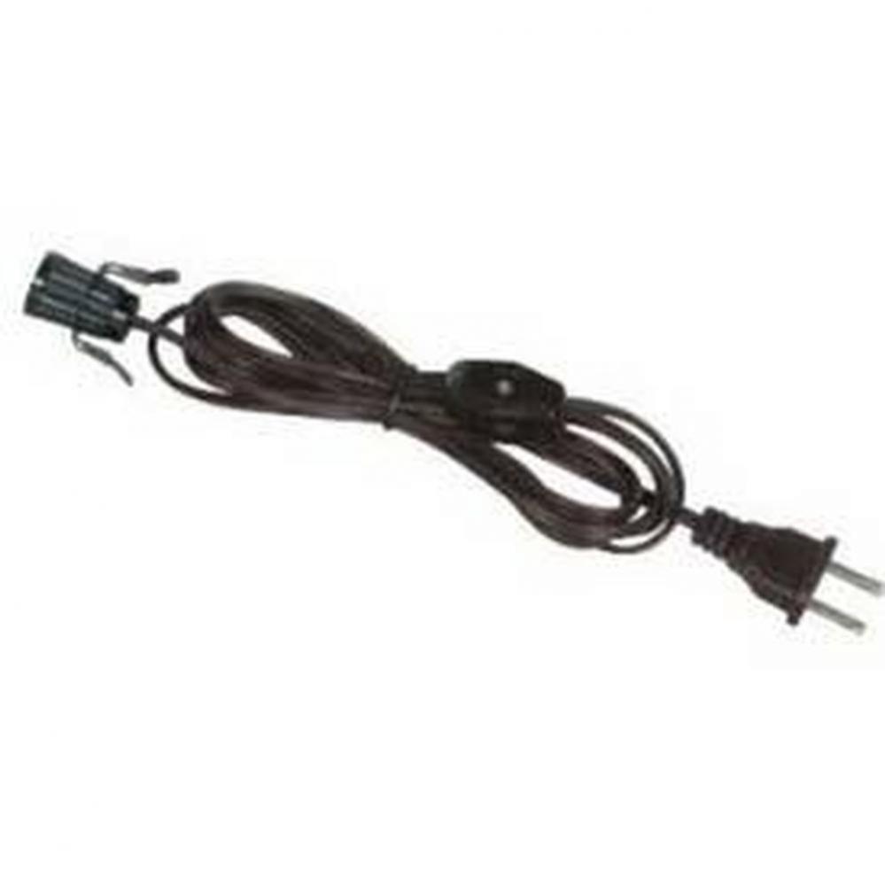 Candelabra Socket with Snap with 6 ft Br