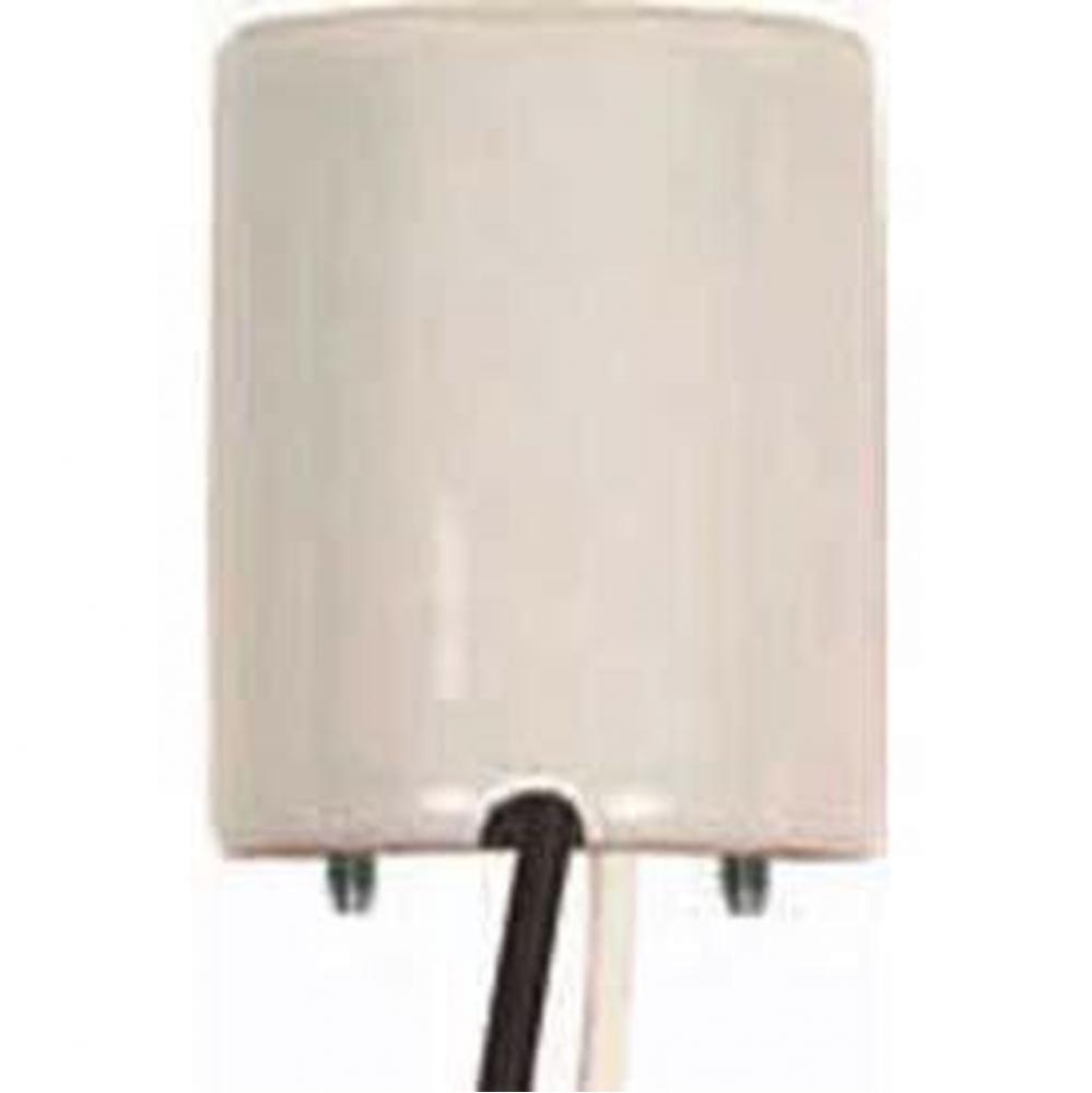 4 kV Medium Glazed Porcelain Socket with 36'' Sf2