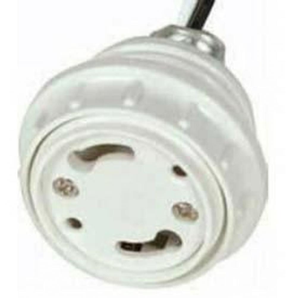 GU24 Threaded Phenolic Socket Cap with Ring