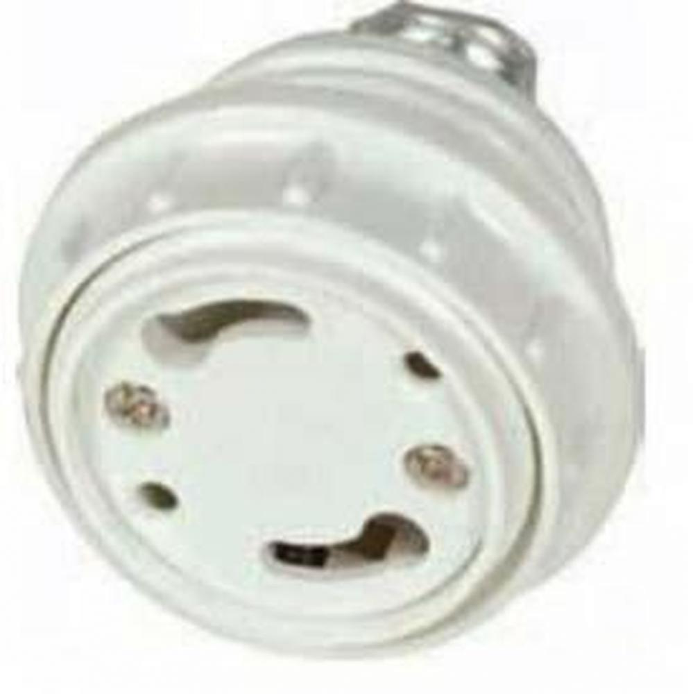 GU24 Threaded Phenolic Socket Cap with Ring