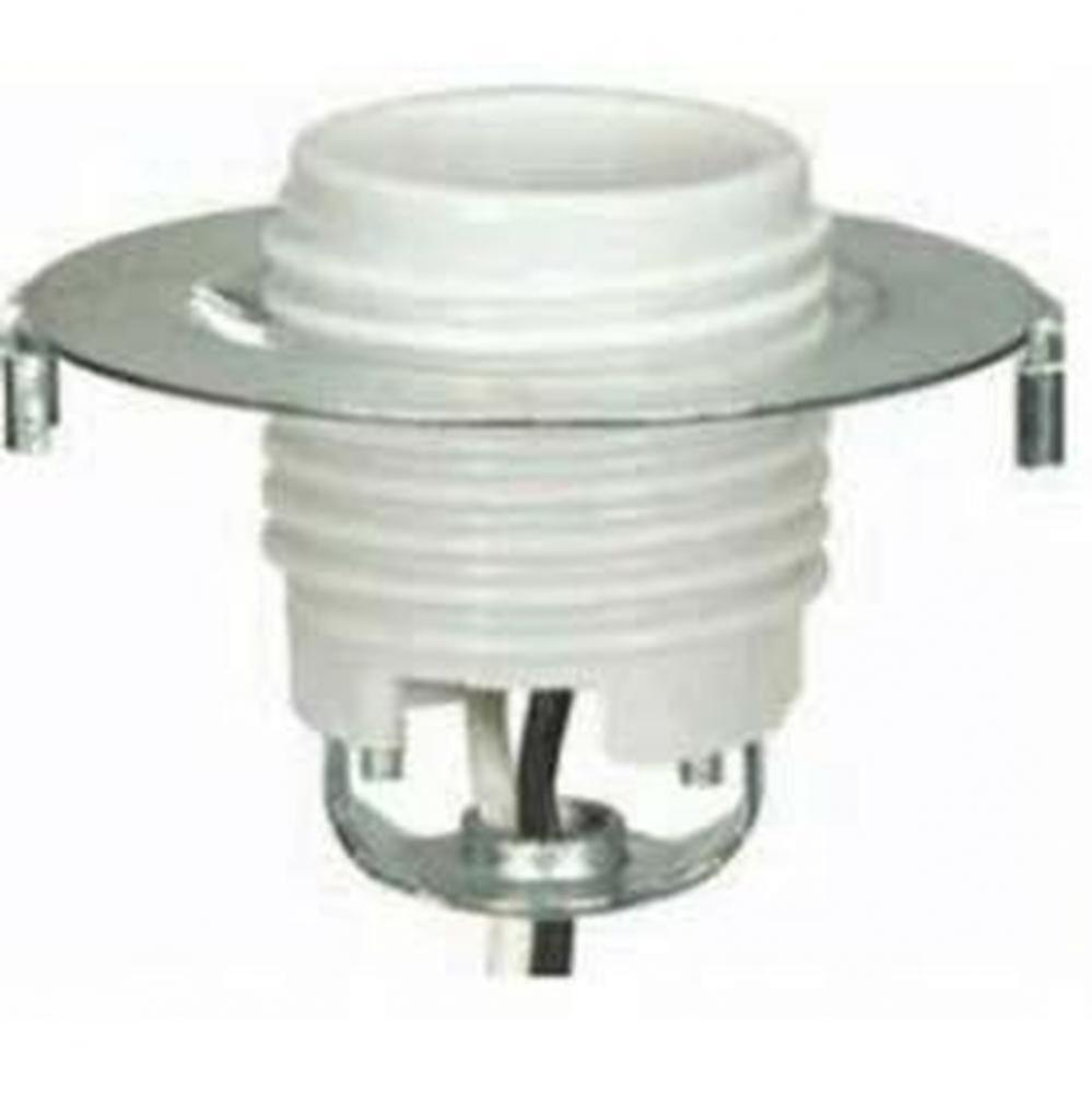 Glazed Threaded Porcelain Socket U 12.5 2leg