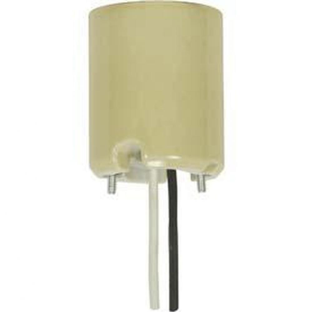 4 kV Yellow Keyless Porcelain Mogul