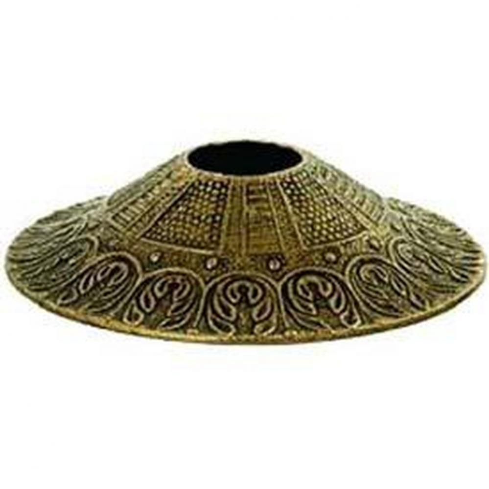Antique Brass Cast Canopy 1-1/16'' Ch