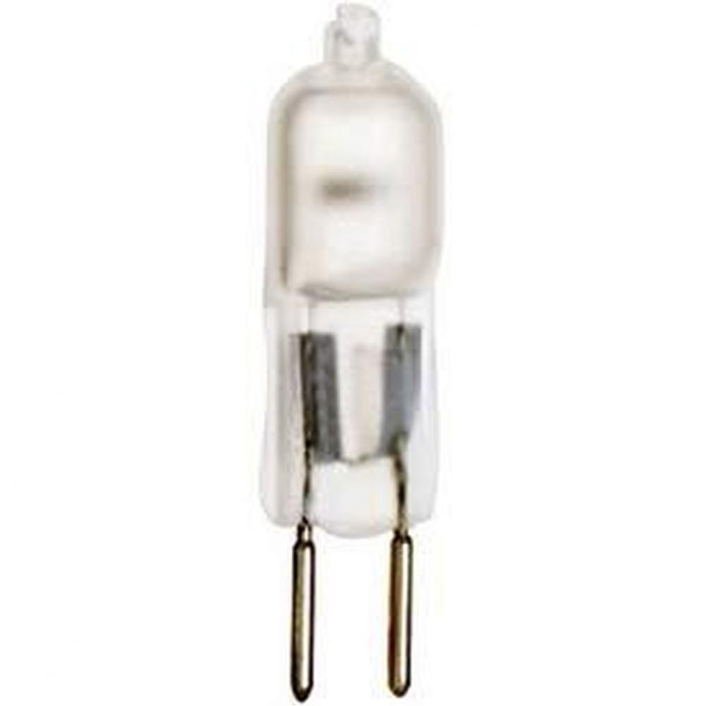 20 watt; Halogen; T3; Frosted; 2000 Average rated hours; 270 Lumens; Bi Pin G4 base; 12