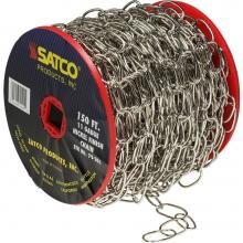 Satco 79-201 - 150 ft Reel Nickell Finish 11 Ga Chai