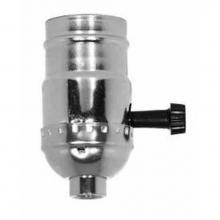 Satco 80-1003 - Nickel Finish 3 Way Socket 1/8 Cap LSS