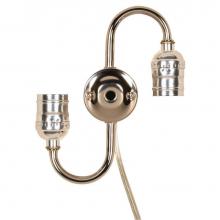 Satco 80-1272 - Nickel S Cluster with Keyless Socket 14''