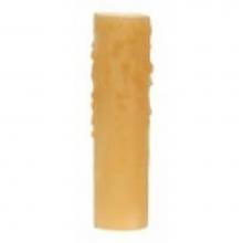 Satco 80-1976 - 4'' Amber Bees Wax Candle Cover