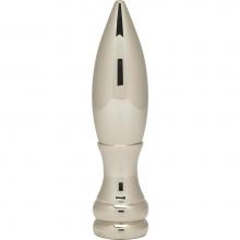 Satco 80-2102 - 2'' Bullet Nickel Finial