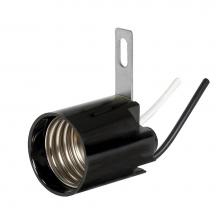 Satco 80-2163 - Black Medium Base Phenolic Socket