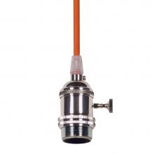 Satco 80/2381 - On-off Tk Polished Nickel Cast Socket