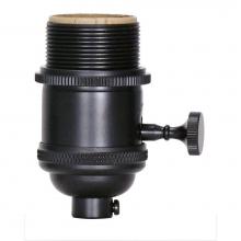 Satco 80/2482 - Black 4 Pc On/Off T/K Cast Skt