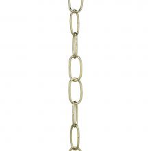 Satco 90-070 - 1 Yd 11 Ga Brass Finish Chain