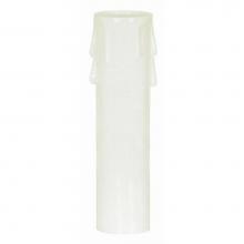 Satco 90-1246 - 2'' Medium White Drip Candle Cover