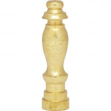 Satco 90-130 - 2'' Finial Brass Finish