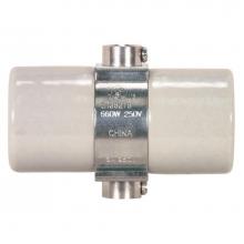 Satco 90-1563 - 8 ft 18/3 Svt White Cordset W Soc
