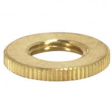 Satco 90-1623 - 3/4'' Brass Rnd Knob Locknut Unf
