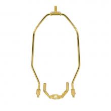 Satco 90-220 - 8'' Brass Light Duty Harp And