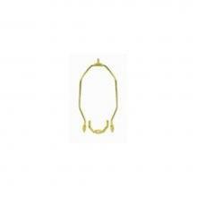 Satco 90-2376 - Brass Finish 6'' Light Duty Harp