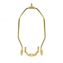 Satco 90-2378 - Brass Finish 14'' Light Duty Harp