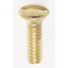 Satco 90-538 - 6/32 Brass Switchplate Screw