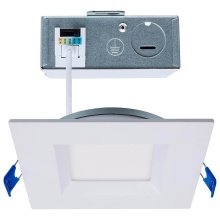 Satco S11871R1 - 9Wled/Dw/4/Cct-Sel/Sq/Rd/Wh