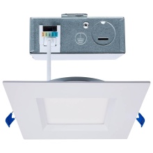 Satco S11873R1 - 12Wled/Dw/6/Cct-Sel/Sq/Rd/Wh