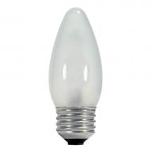 Satco S2458 - 43 watt; Halogen; Torpedo; Frosted; 1000 Average rated hours; 750 Lumens; Medium base; 120