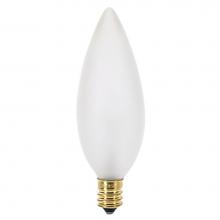 Satco S3291 - 15W TORP CAND FROST 120V