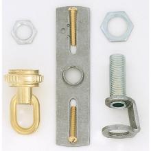Satco S70-350 - Brass Finish Screw Collar Loop Kit