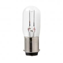 Satco S7729 - 15W T6 Incandescent miniature; BA15d base; 6