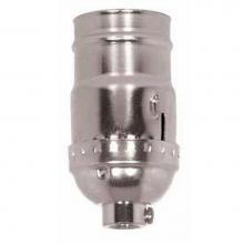 Satco 80-1021 - Nickel Finish 3 Way Keyless Socket 1/8 Cap