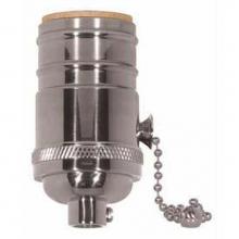 Satco 80-1053 - Polished Nickel Finish Cast Brass Pull Chain 1/8