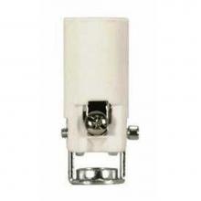 Satco 80-1090 - 1-3/4'' Porcelain Candelabra Socket with Terminal